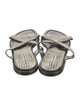 Manolo Blahnik Snakeskin Slides
