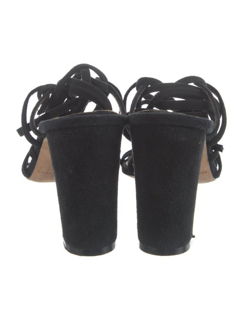 Manolo Blahnik Suede Gladiator Sandals