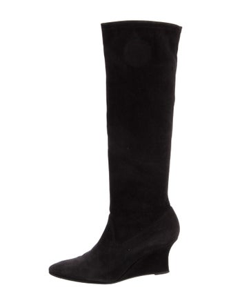 Manolo Blahnik Suede Boots