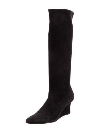 Manolo Blahnik Suede Boots