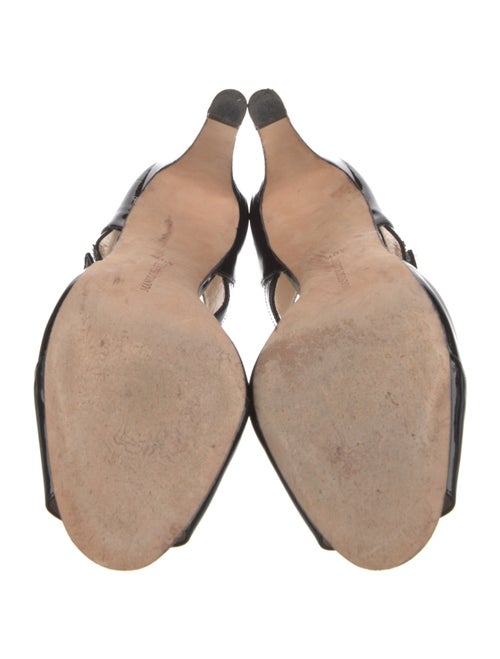 Manolo Blahnik Patent Leather D'Orsay Pumps