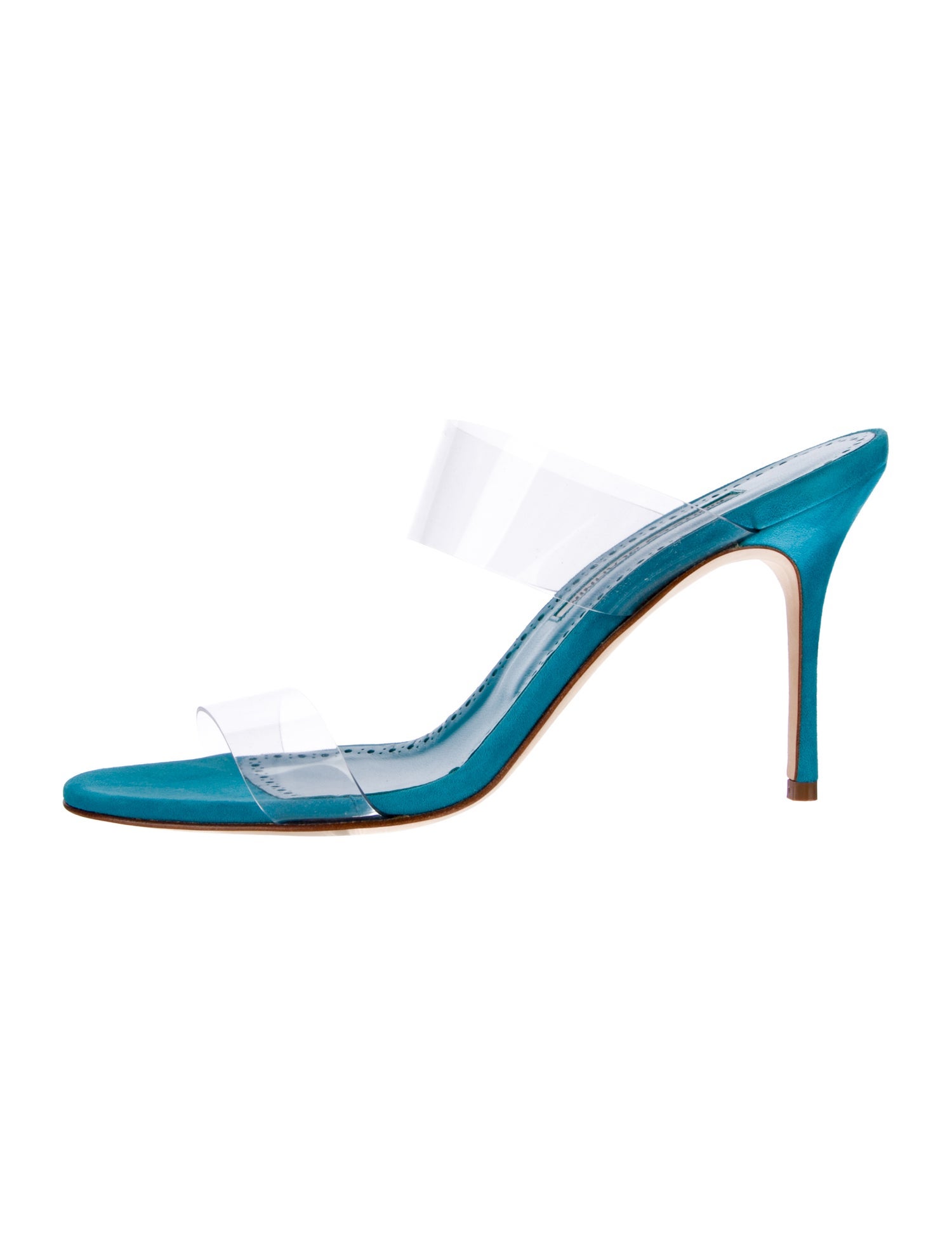 Manolo Blahnik PVC Slides