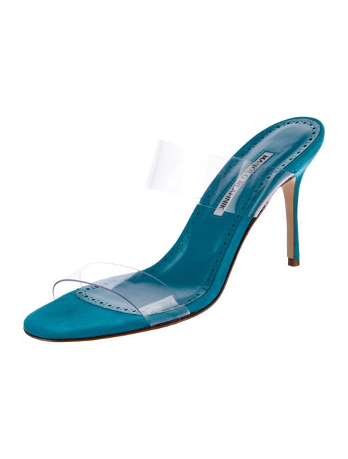 Manolo Blahnik PVC Slides