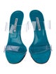 Manolo Blahnik PVC Slides