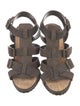 Manolo Blahnik Leather Gladiator Sandals
