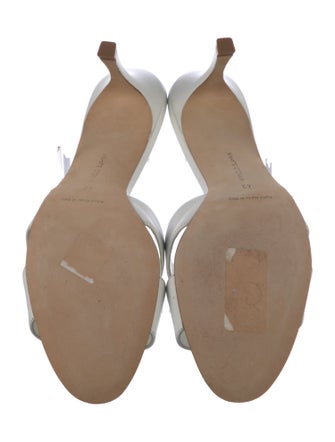 Manolo Blahnik Leather Slides