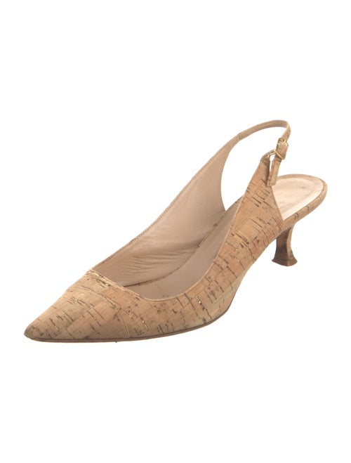 Manolo Blahnik Printed Slingback Pumps