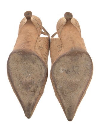 Manolo Blahnik Printed Slingback Pumps