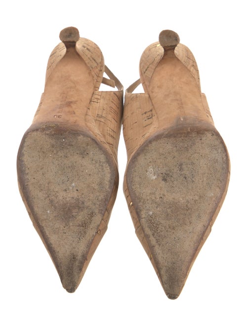 Manolo Blahnik Printed Slingback Pumps