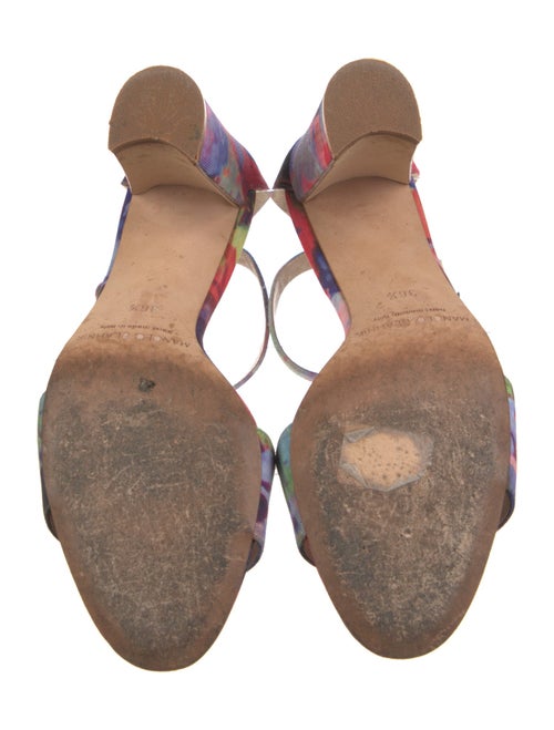 Manolo Blahnik Printed Sandals