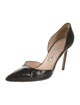 Manolo Blahnik Patent Leather D'Orsay Pumps