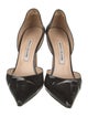 Manolo Blahnik Patent Leather D'Orsay Pumps