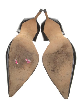 Manolo Blahnik Patent Leather D'Orsay Pumps