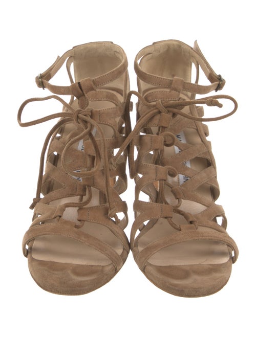 Manolo Blahnik Suede Sandals