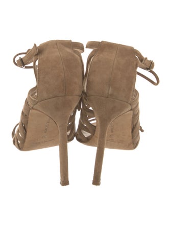 Manolo Blahnik Suede Sandals