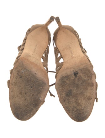 Manolo Blahnik Suede Sandals