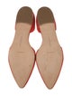 Manolo Blahnik Suede D'Orsay Flats