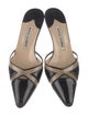 Manolo Blahnik Leather Mules