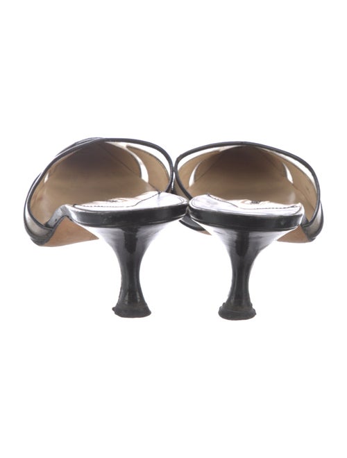 Manolo Blahnik Leather Mules