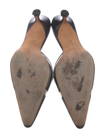 Manolo Blahnik Leather Mules