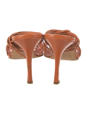 Manolo Blahnik Leather Gladiator Sandals