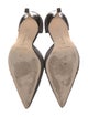 Manolo Blahnik Suede Cutout Accent D'Orsay Pumps