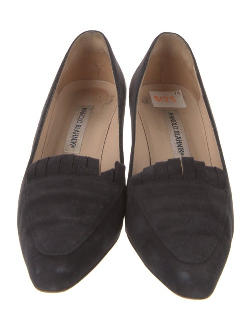 Manolo Blahnik Suede Pumps