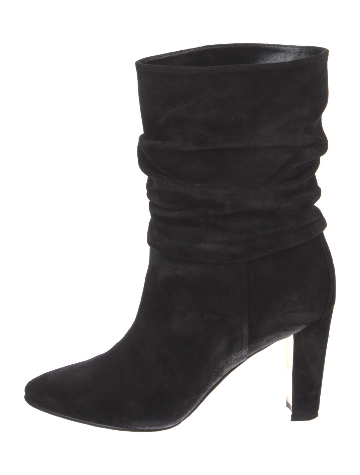 Manolo Blahnik Suede Slouch Boots