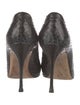 Manolo Blahnik Snakeskin Pumps