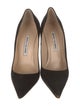 Manolo Blahnik Suede Pumps