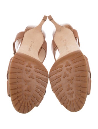 Manolo Blahnik Leather Gladiator Sandals