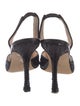 Manolo Blahnik Sequin Embellishments Slingback Pumps