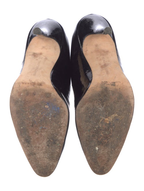Manolo Blahnik Patent Leather Boots