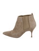 Manolo Blahnik Suede Chelsea Boots
