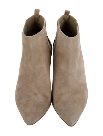 Manolo Blahnik Suede Chelsea Boots
