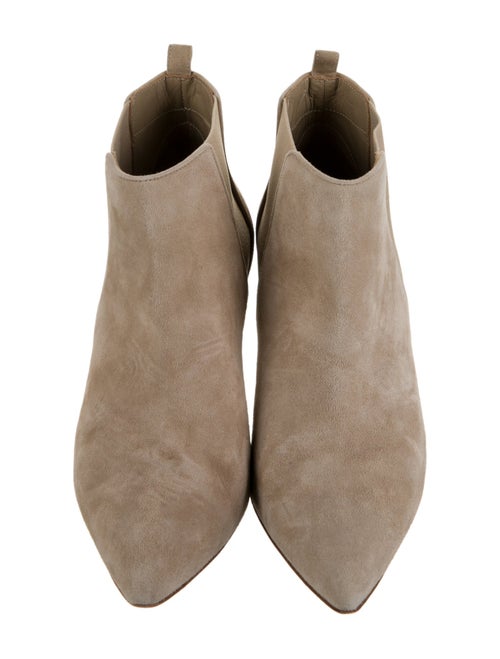Manolo Blahnik Suede Chelsea Boots