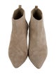Manolo Blahnik Suede Chelsea Boots