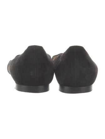 Manolo Blahnik Suede Flats