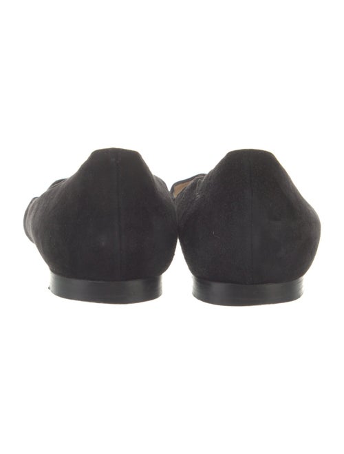 Manolo Blahnik Suede Flats