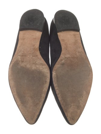 Manolo Blahnik Suede Flats