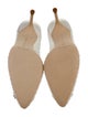 Manolo Blahnik Satin Crystal Embellishments Pumps