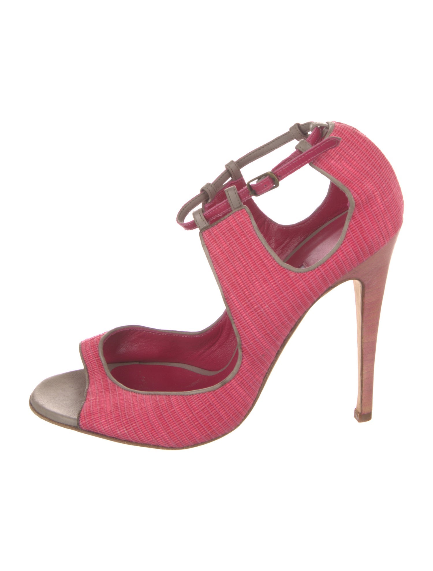 Manolo Blahnik Printed Sandals