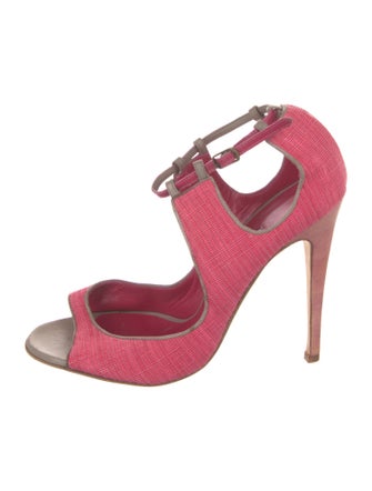 Manolo Blahnik Printed Sandals