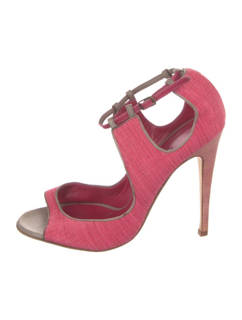 Manolo Blahnik Printed Sandals