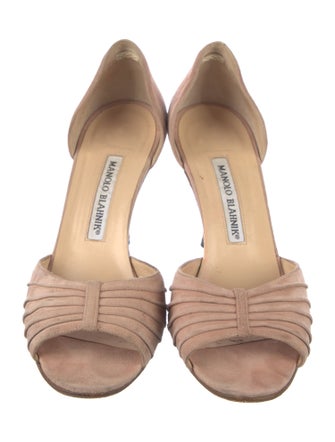 Manolo Blahnik Suede Sandals
