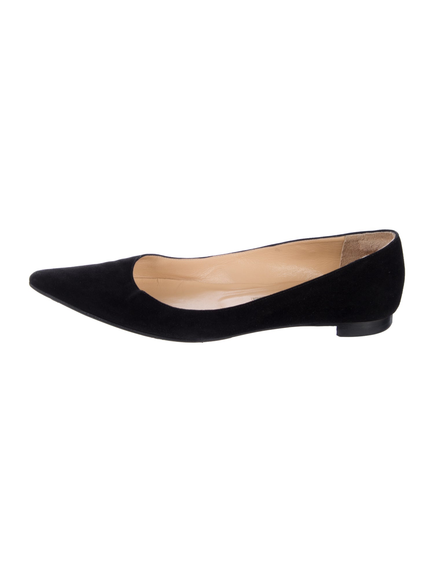 Manolo Blahnik Suede Flats