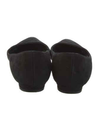 Manolo Blahnik Suede Flats