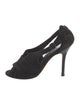 Manolo Blahnik Suede D'Orsay Pumps