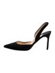 Manolo Blahnik Suede Slingback Pumps