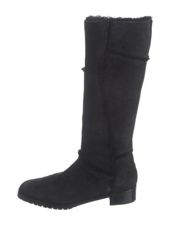 Manolo Blahnik Suede Riding Boots